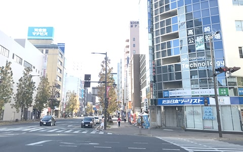 高崎駅からの徒歩経路・参考写真06